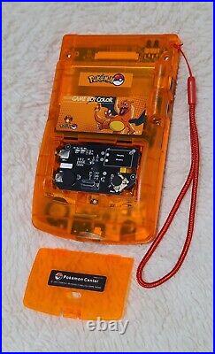 Nintendo Game Boy Color Charizard Pokemon OLED IPS Screen USB-C Retro GBC