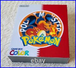 Nintendo Game Boy Color Charizard Pokemon OLED IPS Screen USB-C Retro GBC