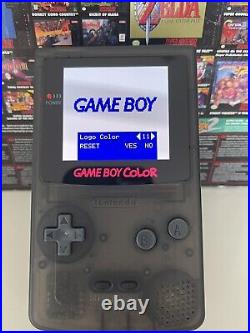 Nintendo Game Boy Color Clear Black OLED IPS Screen Retro Gameboy Nintendo Game Boy Color Clear Black OLED IPS Screen Retro Gameboy