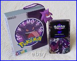 Nintendo Game Boy Color Gengar Haunter Pokemon OLED IPS Screen USB-C Retro GBC