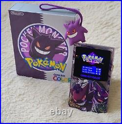 Nintendo Game Boy Color Gengar Haunter Pokemon OLED IPS Screen USB-C Retro GBC