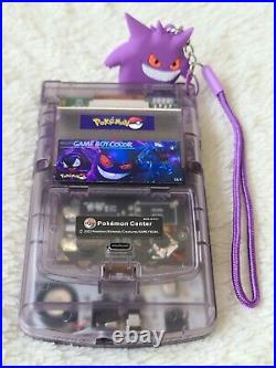 Nintendo Game Boy Color Gengar Haunter Pokemon OLED IPS Screen USB-C Retro GBC