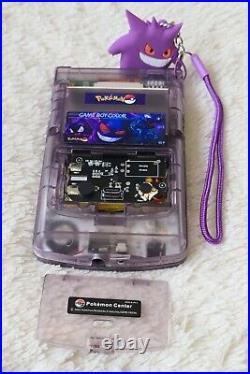 Nintendo Game Boy Color Gengar Haunter Pokemon OLED IPS Screen USB-C Retro GBC