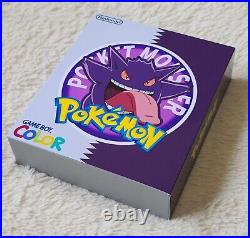 Nintendo Game Boy Color Gengar Haunter Pokemon OLED IPS Screen USB-C Retro GBC