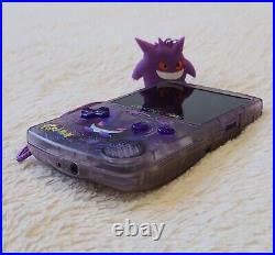 Nintendo Game Boy Color Gengar Pokemon Laminated IPS Screen Retro GBC Gameboy