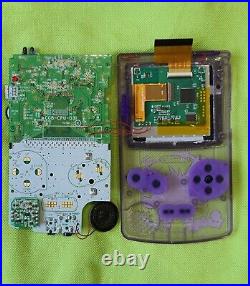 Nintendo Game Boy Color Gengar Pokemon Laminated IPS Screen Retro GBC Gameboy