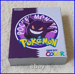 Nintendo Game Boy Color Gengar Pokemon USB-C OLED IPS Screen Retro GBC Gameboy