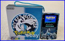 Nintendo Game Boy Color Lugia OLED IPS Screen USB-C Pokemon Retro GBC Gameboy