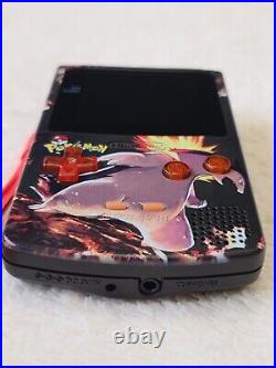 Nintendo Game Boy Color Typhlosion OLED IPS Screen USB-C Battery Retro Gameboy