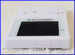 Nintendo Game Boy Color White Funny Playing Q5 Laminated IPS Screen Retro GBC