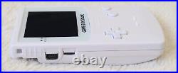 Nintendo Game Boy Color White Funny Playing Q5 Laminated IPS Screen Retro GBC