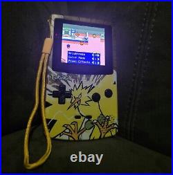 Nintendo Game Boy Color Zapdos OLED IPS Screen Pokemon Retro Gameboy Amp Mod