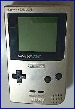 Nintendo Game Boy Light Console TESTED Good Operations! Retro Games Gold GB GBL