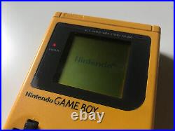 Nintendo Game Boy Original? Yellow? Rare? Retro Gaming + Tetris Game