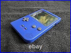 Nintendo Game Boy Pocket Blue Full Size Retro Pixel FunnyPlaying IPS Screen