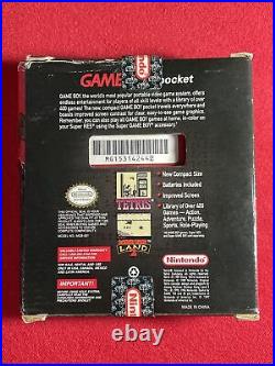 Nintendo Game Boy Pocket Red Retro Classic Game Boy Pocket Brand Sealed Original