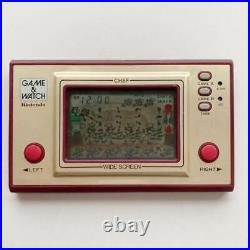 Nintendo Game & Watch CHEF FP-24 WIDE SCREEN 1981 Retro Console Handheld Tested