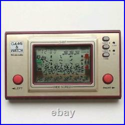 Nintendo Game Watch Chef Japan 1981 Rare And Retro Used Tested Works With Box