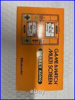 Nintendo Game & Watch Donkey Kong Multi Screen Console DK52 Retro mint condition