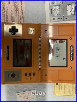 Nintendo Game & Watch Donkey Kong Multi Screen Console DK52 Retro mint condition