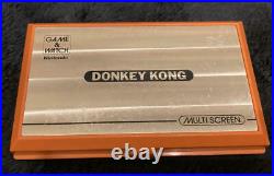 Nintendo Game & Watch Donkey Kong Multi Screen DK-52 Retro Console Rare Japan FS