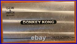Nintendo Game & Watch Donkey Kong Multi Screen DK-52 Retro Console Rare Japan FS