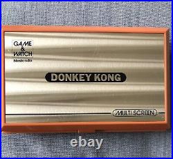 Nintendo Game & Watch Donkey Kong Multi Screen retro console DK52 In great Cond