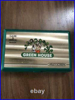 Nintendo Game & Watch GREEN HOUSE GH-54 Screen Vintage Retro 1982