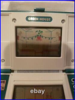 Nintendo Game & Watch GREEN HOUSE GH-54 Vintage Retro 1982 withBox From JAPAN