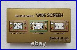 Nintendo Game & Watch Octopus Japan Retro Game Console OC-22 Wide Screen New