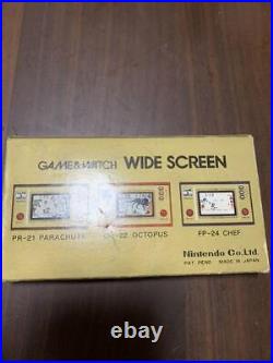 Nintendo Game & Watch POPEYE PP-23 Wide Screen Box Retro Rare Very good
