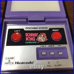 Nintendo Game Watch Panorama Screen Donkey Kong Circus Rare Tested Retro