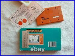 Nintendo Game & Watch Tropical Fish Boxed Inserts Rare Retro Vintage 1980 TF-104