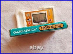 Nintendo Game & Watch Tropical Fish Boxed Inserts Rare Retro Vintage 1980 TF-104