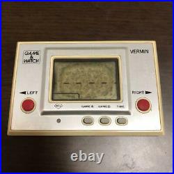 Nintendo Game & Watch VERMIN MT-03 Retro game device Used Tested Japan