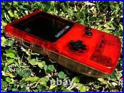 Nintendo GameBoy Color Retro Handheld GBC Clear Red Console