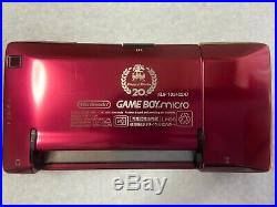 Nintendo GameBoy Micro 20th Anniversary Edition Famicom retro video game FedEx