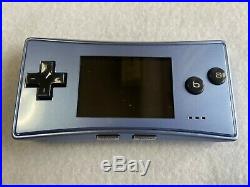 Nintendo GameBoy Micro Blue Japan retro video game console Handheld FedEx
