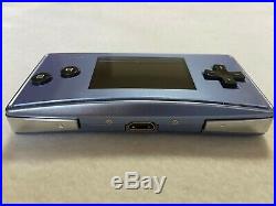 Nintendo GameBoy Micro Blue Japan retro video game console Handheld FedEx