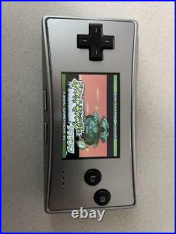 Nintendo GameBoy Micro Silver Japan retro video game console Handheld FedEx