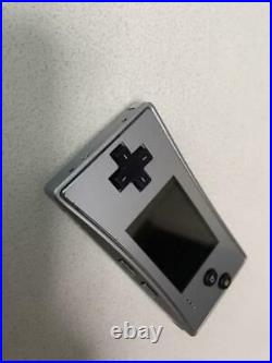 Nintendo GameBoy Micro Silver Japan retro video game console Handheld FedEx