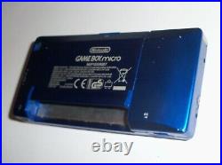 Nintendo GameBoy micro Blue Handheld Bundle -No dead pixels RETRO FUN Great GIFT