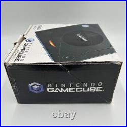 Nintendo GameCube DOL-101 Black Console Set Tested Working With Box Retro Game