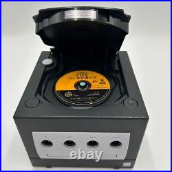 Nintendo GameCube DOL-101 Black Console Set Tested Working With Box Retro Game