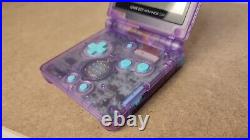 Nintendo Gameboy Advance SP Retro Six Purple Metroid Edition