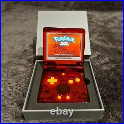 Nintendo Gameboy Advance sp Entei Pokemon Boxed Retro game console V5 IPS Screen