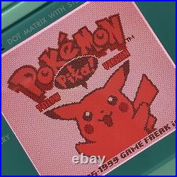 Nintendo Gameboy DMG-01 Backlight FunnyPlaying'Retro Pixel' IPS Pokemon Green