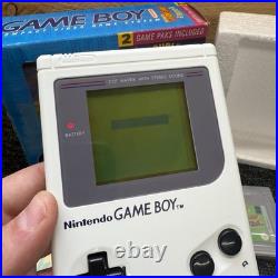 Nintendo Gameboy DMG Boxed Rare Variant Double Arcade Classic VGC Retro Console