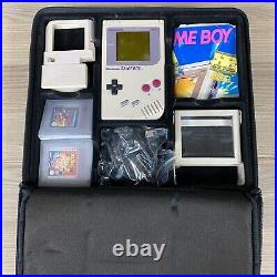 Nintendo Gameboy Handheld Games Console With Vintage Retro Video Games Working