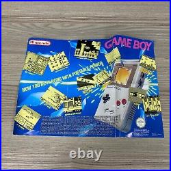 Nintendo Gameboy Handheld Games Console With Vintage Retro Video Games Working